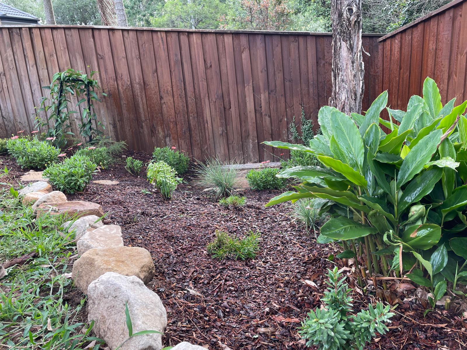 Grown out garden design